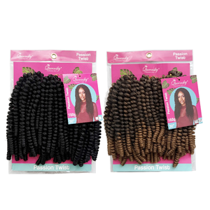 Extensiones <span class=keywords><strong>de</strong></span> Cabello Trenzado <span class=keywords><strong>de</strong></span> Doble Trama para Crochet, Estilo Passion Twist y Spring-coil, Largo Rizado, Origen Shandong, Europeo, para Peluca Africana - Product Image 3