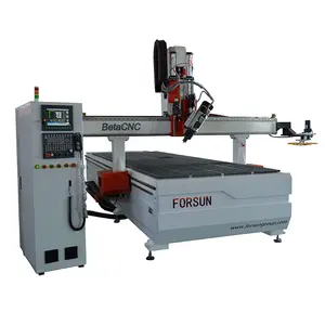 BETA preço de Fábrica! 4 Eixo ATC Woodworking CNC Router Eixo de Rotação de 180 Graus