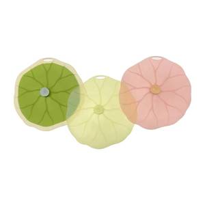 <b>Microwave</b> Freezer Dishwasher Safe Lilypad Silicone Lid for Food Storage and Cooking - Product Image 1
