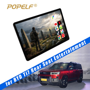 Lecteur vidéo pour appuie-tête de voiture 14 pouces, écran tactile FHD, 8 cœurs, 4 Go/64 Go, WiFi, BT, FM, USB, divertissement pour sièges arrière pour Denza BYD - Product Image 1