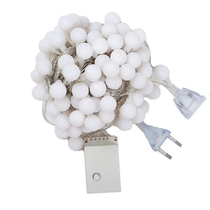 Outdoor Garland Warm White Waterproof Battery Operated Christmas Tree Decorative Fairy Light Mini LED Globe Ball String Light