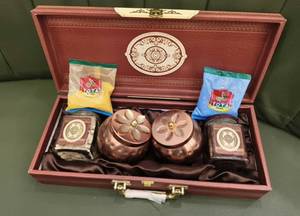 Gift <b>box</b> for diwali for festivals Luxury Gift <b>Box</b> With Gold Plated Cocktail Shaker Chocolate Set And Decorative Accessories - Product Image 6