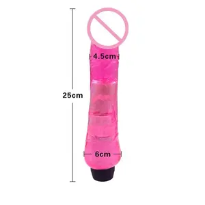 Stepless vibrator dildo g spot clitoral stimulator silicone jelly for women xese support oem