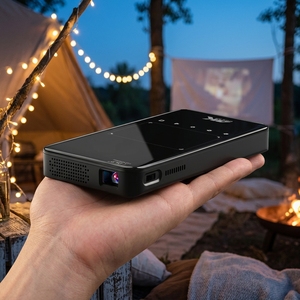 Mini projecteur intelligent DLP S90 4K, 120 lumens ANSI, compatible 4K Full HD, stéréo HIFI, haut-parleurs intégrés, Android 9.0, pour les professionnels - Product Image 1
