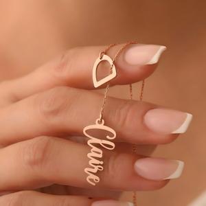 Collana con Ciondolo a Staffa in Acciaio Inossidabile Personalizzabile con Nome, Certificato CE, Placcatura PVD, Gioielli <span class=keywords><strong>Anno</strong></span> del Cavallo per Donna - Product Image 5