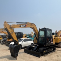 Excavatrice sur chenilles d'occasion Sany SY75C Pro SY75Cpro de 7,5 tonnes, haute performance, d'origine usine, pour la construction