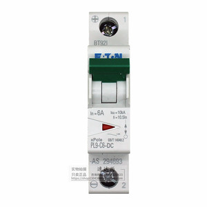 อีตัน มอยเอลอร์ PL9-C6-DC เบรกเกอร์ขนาดเล็ก 1P 6A DC MCB แบบ C Curve ติดตั้งบนราง - Product Image 4