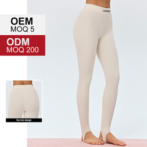 DWP526080 Leggings da Yoga da Donna in Nylon Spandex a Vita Alta con Design Push-Up, Pantaloni Fitness Modellanti per Allenamento - Product Image 2