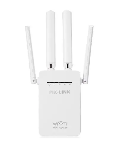 Global Version PIX LINK 300Mbps Wireless-N Repeater/Router/AP White色LV-WR09 Wifiルータ