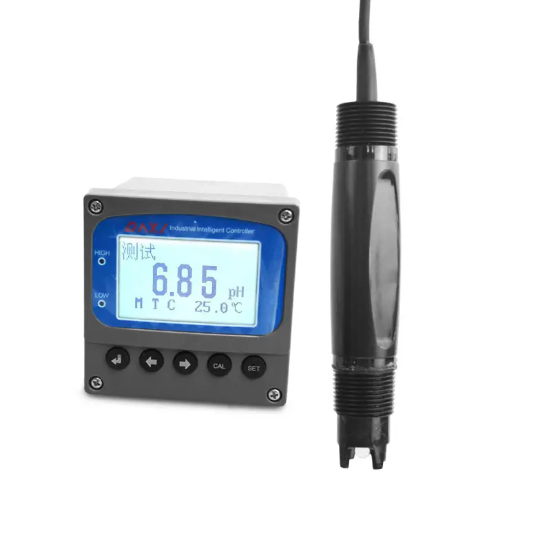 Pc-9965 Daxin Factory Hot Sell For Sewage Treatment Plants Industrial Rs485 4-20ma Signal Output Digital Ph Meter Monitor