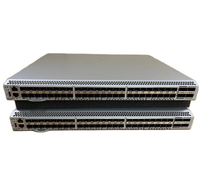 HPE SKU #R6V47A SN6600B 32Gb 48/24 16Gb Short Wave SFP+ Brocade G620 Fibre Channel Switch