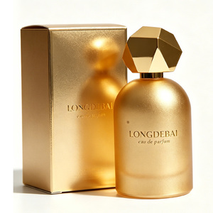 Envase Cosmético para Fragancias, Botella de Vidrio Negra Redonda para Perfume, Cilindro Vacío con Cierre a Presión, 30ml 50ml 100ml, Botella de Perfume con Caja - Product Image 3