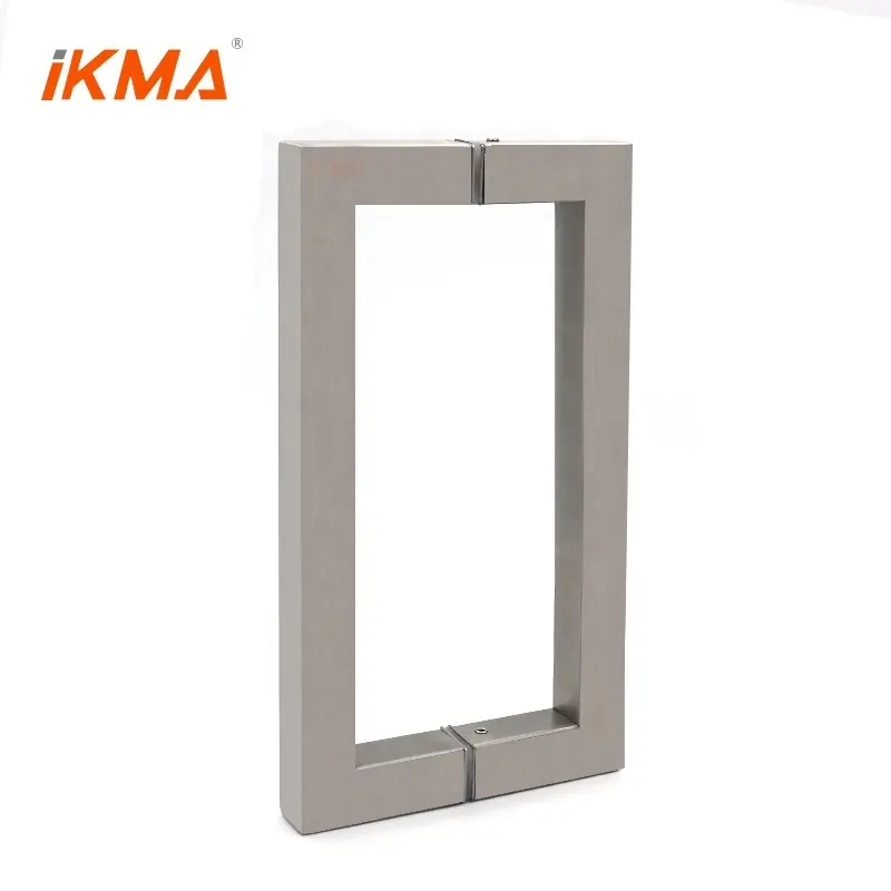 America CRL H Type Stainless steel 304 or brass chrome mirror glass ladder bathroom door round handles hardware