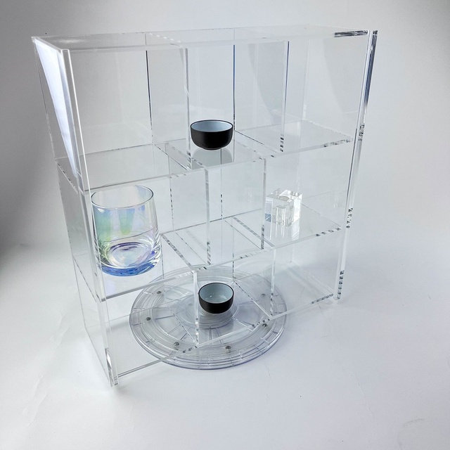 MY Acrylic Display Show Case Acrylic Toy Dolls Display Cabinet Clear Collectibles Riser Display Racks