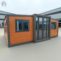 Casa Contenedor Expandible Moderna de 20 pies/40 pies, Casa Modular Prefabricada de Lujo con 3 Dormitorios, Casa Plegable Pequeña, Villa Móvil en Venta