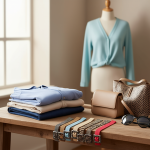 Cintura in Tessuto con Fibbia Quadrata 5Cm Stampa Zebrata in PP - Product Image 2