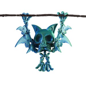 Ornement de chauve-souris imprimé en 3D qui brille dans le noir, figurine pendentif, jouet pour enfants qui brille dans le noir pour Halloween, modèle - Product Image 5