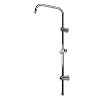 Barre de douche coulissante en acier inoxydable, barre de douche réglable, colonne de douche personnalisable en taille et couleur