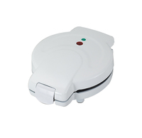 Gaufrier domestique portable, mini machine à petit-déjeuner, mini gaufrier, machine à petit-déjeuner sandwich ronde en forme de coeur