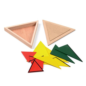 Matériels Montessori, <span class=keywords><strong>triangles</strong></span> constructeurs, jouets de puzzle en bois Montessori, corps géométriques, <span class=keywords><strong>triangles</strong></span> constructeurs Montessori - Product Image 3
