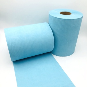 Serviette en papier vierge blanche enroulée à la main 34 GSM 7,75 x 800 pieds, mandrin de 5 cm de diamètre intérieur, 6 rouleaux par carton, serviette en papier commerciale en rouleau - Product Image 1