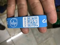 Pulsera de Silicona Personalizada con Código QR y Logotipo, Impermeable, Promocional, de Goma, Impresa, Grabada en Relieve, para Eventos