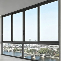 Ventanas Corredizas de Aluminio Modernas y Personalizadas, Resistentes a Tifones, de Fácil Instalación, para Viviendas