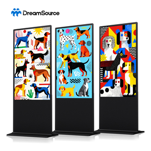 Affichage numérique commercial sur pied avec télécommande / CMS, écran publicitaire vertical 4K Android pour centre commercial - Product Image 1