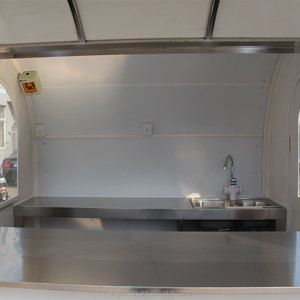JX-FR220B Aluminum Street Mobile Ice Truck Kiosk Food Cart with Snack Food Option for Sale - Product Image 4