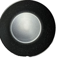 Ensemble de 6 casseroles en aluminium 36-40-44 cm avec revêtement antiadhésif en pierre médicale, couvercle en verre, compatible avec les cuisinières à gaz