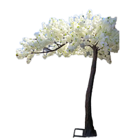 Arche de cerisier artificiel réaliste de 310 cm de haut en fibre de verre durable pour mariages, fêtes, aménagement paysager et décorations de jardin