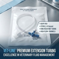 Fournisseur direct d'usine - Kit d'extension vétérinaire flexible - Accessoires de cathéter médical pour animaux