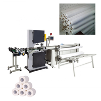 Machine de rebobinage et de perforation de papier toilette de haute qualité Produit stable de Chine avec composants et moteur PLC Core