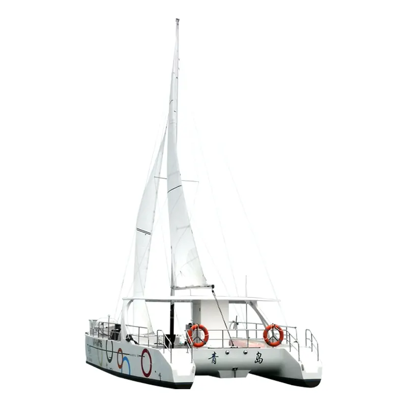 38-foot catamaran can accommodate 30 people for dining; coffee shop; pleasure boat