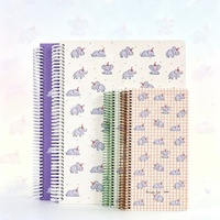 Carnet à spirales format A4 avec couverture mignonne en forme d'éléphant, 100 pages colorées, cadeau pour l'école. Fabricant et concepteur d'origine
