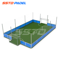 Lapangan Sepak Bola Mini SSTD Cage Indoor Outdoor dengan Jaring Pengaman untuk Komunitas dan Sekolah