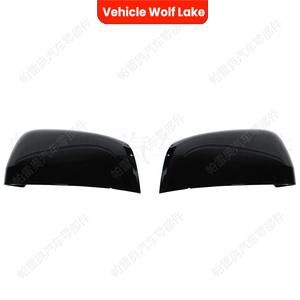 Carcasa de espejo retrovisor en pintura negra para Jeep Grand Cherokee Dodge Durango 2011-2019, juego completo de ABS - Product Image 3