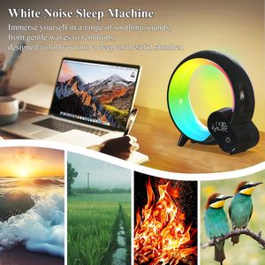 Mặt trời mọc báo động đèn cạnh giường ngủ thông minh Wake-up ánh sáng & đọc ánh sáng ban đêm cho người lớn/Kid phòng ngủ Laser vũ trụ Laser Sao chiếu - Product Image 3