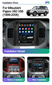 9.7 "écran Vertical Android voiture Audio pour <span class=keywords><strong>Mitsubishi</strong></span> Pajero V73 2004-2011gps Navigation <span class=keywords><strong>Double</strong></span> DIN miroir liens - Product Image 3