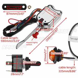 Kit de Luces Intermitentes para UTV con Bocina y Interruptor de Columna para Polaris Ranger General RZR - Product Image 5