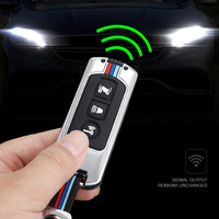 Alliage de zinc + Silicone moto clé étui protecteur métal clé de voiture sac couvre adapté pour Honda