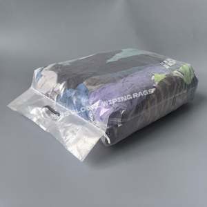 Paños de limpieza de algodón 100% de colores, 25kg y 10kg, para máquina de limpieza, paños de felpa para limpieza, paños de sudadera, bolsa de paños - Product Image 1