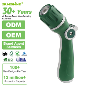 Pistolet d'arrosage haute pression réglable SUNSHINE pour jardin, pulvérisateur métallique, vente en gros usine - Product Image 1