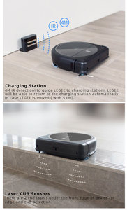 HOBOT LEGEE 688 Robot Aspirador Inteligente con APP para Teléfono, Limpieza en Seco y Húmedo, Fregado y Barrido con Lidar, Carga Automática, Dispensador de Agua Legee 688 - Product Image 2