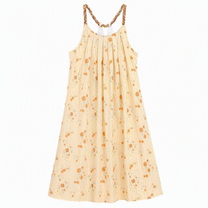 Women's <b>Boho</b> Floral Halter <b>Dress</b>, <b>Summer</b> Casual Sleeveless A-Line Beach <b>Dress</b> - Product Image 4
