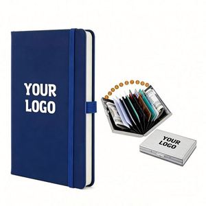 Wholesale Custom A5 A6 <b>Lined</b> Journals <b>Notebook</b> for Business Promotional Gift Pu Leather Hardcover <b>Notebooks</b> With Logo - Product Image 1