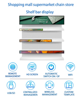 Écran d'étagère de supermarché Factory SStore 37,6 pouces 1920x540 Android 10 2 Go 32 Go BOE LCD Animation CMS basé sur le cloud à distance