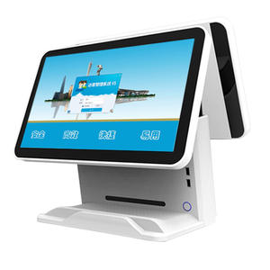 Nouvelle conception de <span class=keywords><strong>caisse</strong></span> enregistreuse de supermarché à double écran, machine POS avec processeur Intel Core I3, système d'exploitation <span class=keywords><strong>Android</strong></span>, boîtier métallique - Product Image 2