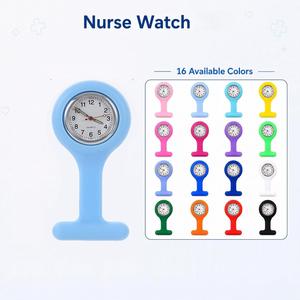 Montre de poche élégante pour infirmières et médecins, avec attache revers, pour femmes, vente en gros - Product Image 1