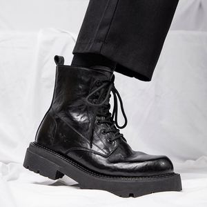 Men's Chelsea Boots Rubber Upper Waterproof Breathable Anti-Slip Fashion Trend Ankle & <b>Bootie</b> Work Boots - Product Image 2